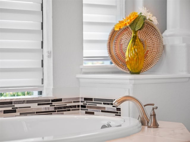 4071 Isabella Cir, Windermere, FL 34786 - bathroom view of backsplash and a tub