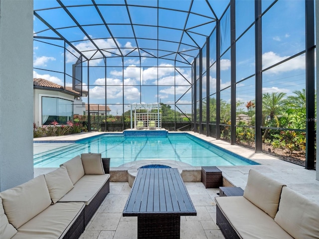 4071 Isabella Cir, Windermere, FL 34786 - swimming pool featuring outdoor lounge area, a patio, and a lanai