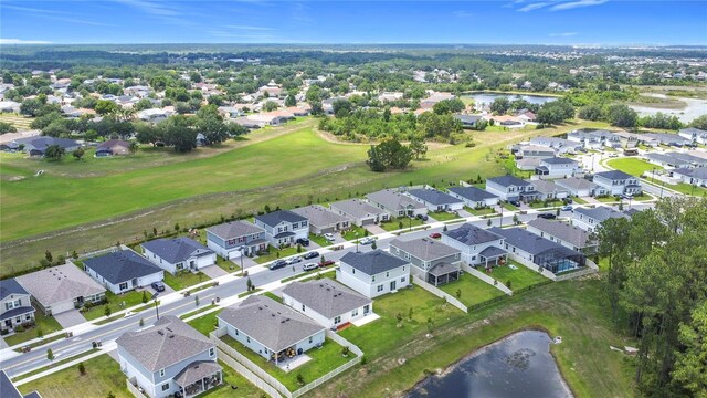 2836 Sanctuary Dr, Clermont, FL 34714 - aerial view of residential area featuring a large body of water