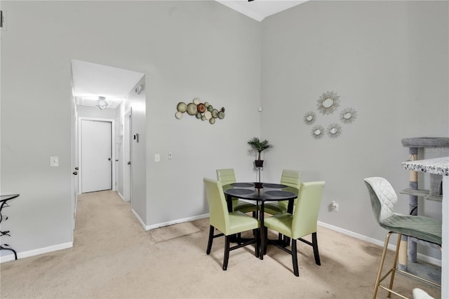9616 River Walk Ct, Orlando, FL 32825 - dining space featuring light carpet and baseboards