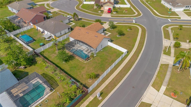 2406 Placid Way, Kissimmee, FL 34758 - aerial view of residential area featuring a pool area