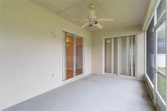2280 Yorville Ct, Ocoee, FL 34761 - unfurnished sunroom with ceiling fan and healthy amount of natural light