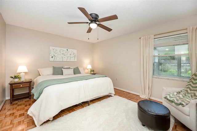 3033 Dunhill Dr, Cocoa, FL 32926 - bedroom featuring baseboards and ceiling fan