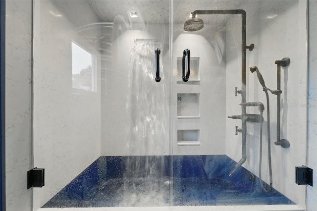 6327 Ridgeberry Dr, Orlando, FL 32819 - bathroom with a marble finish shower
