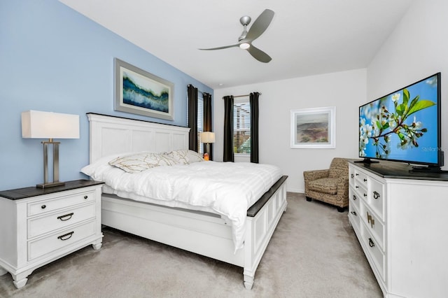 2209 Crofton Ave, Davenport, FL 33837 - bedroom featuring light carpet and ceiling fan