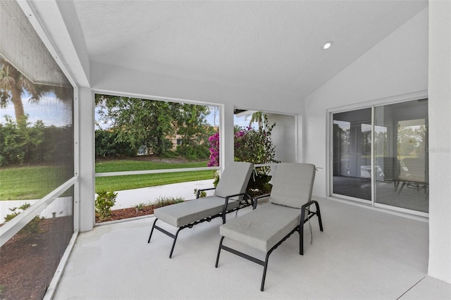 12508 Lake Denise Blvd, Clermont, FL 34711 - sunroom with lofted ceiling