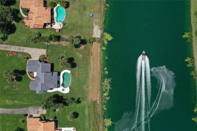 12508 Lake Denise Blvd, Clermont, FL 34711 - aerial overview of property's location featuring a pool area
