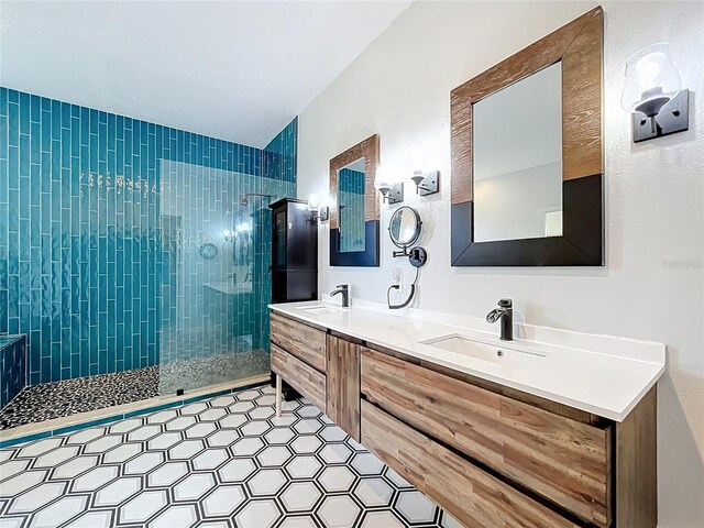 15865 Bradicks Ct, Clermont, FL 34711 - full bath featuring a walk in shower and double vanity