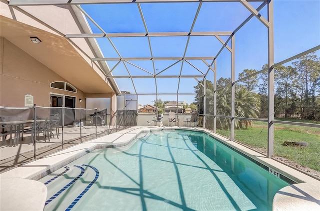 927 Orange Cosmos Blvd, Davenport, FL 33837 - outdoor pool with a patio area and a lanai