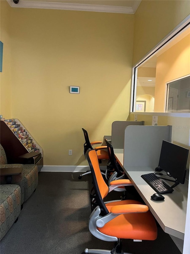 927 Orange Cosmos Blvd, Davenport, FL 33837 - office with ornamental molding and baseboards