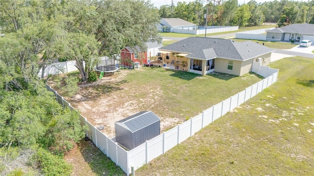 15303 SW 52nd Cir, Ocala, FL 34473 - view from above of property with a tree filled landscape