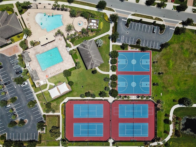 13791 Abberwick Dr, Orlando, FL 32832 - aerial view of a pool area