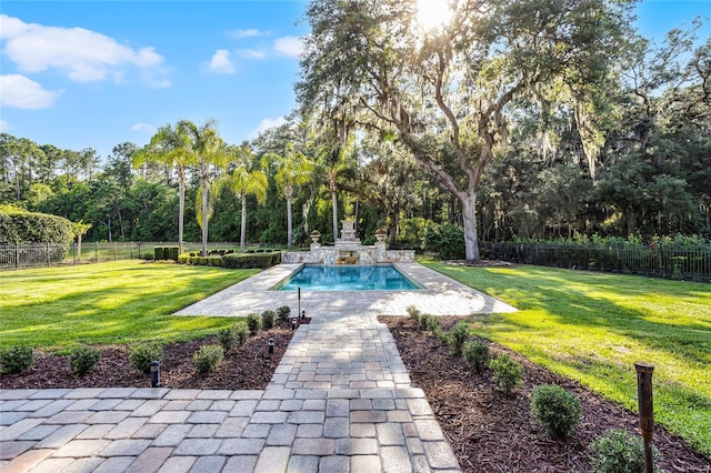 190 Osprey Hammock Trl, Sanford, FL 32771 - view of swimming pool with view of scattered trees