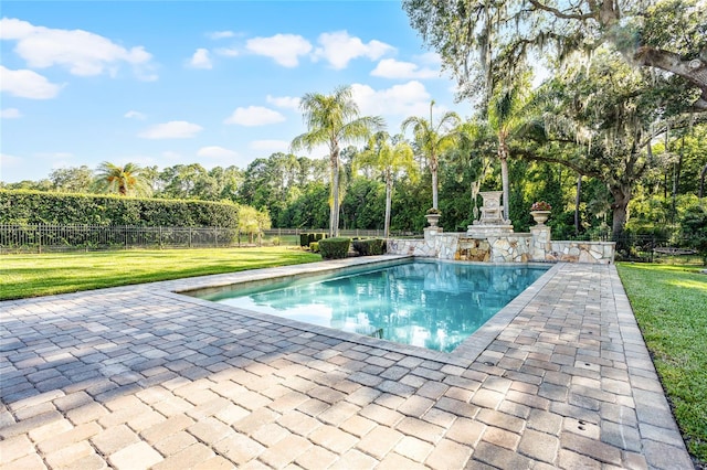 190 Osprey Hammock Trl, Sanford, FL 32771 - view of pool with a patio and view of scattered trees