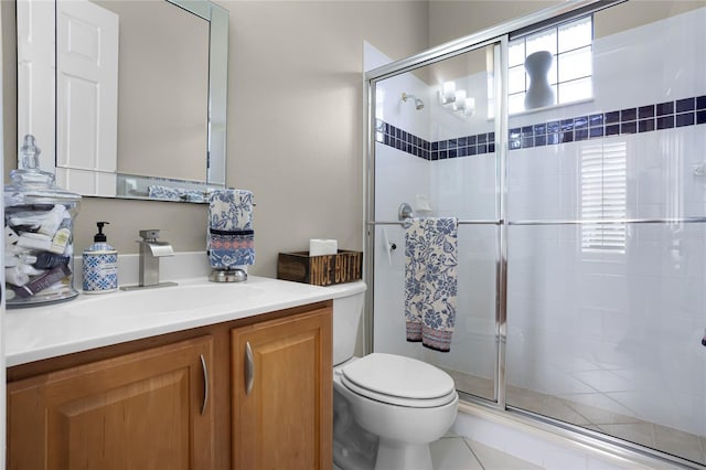 190 Osprey Hammock Trl, Sanford, FL 32771 - full bathroom with toilet, vanity, and a shower stall