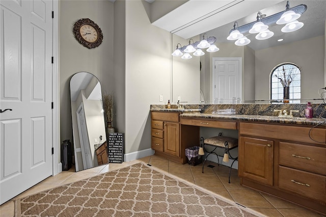 190 Osprey Hammock Trl, Sanford, FL 32771 - bathroom featuring tile patterned floors and double vanity