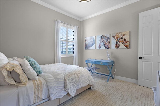 190 Osprey Hammock Trl, Sanford, FL 32771 - bedroom featuring ornamental molding, carpet, and baseboards