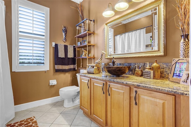 190 Osprey Hammock Trl, Sanford, FL 32771 - bathroom with tile patterned flooring, healthy amount of natural light, baseboards, and vanity