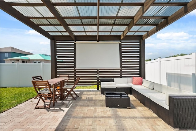 5700 Iron Brand Rd, Saint Cloud, FL 34771 - view of patio with outdoor lounge area and outdoor dining space