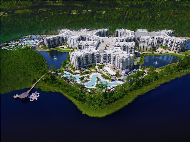 15695 Grove Resort Ave, Winter Garden, FL 34787 - aerial view of property and surrounding area with a large body of water