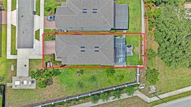 1425 Paget Cv, Sanford, FL 32771 - view from above of property featuring property parcel outlined