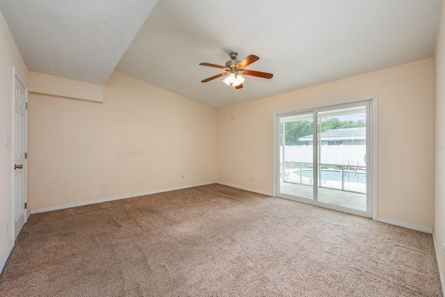 1470 Winston Rd, Maitland, FL 32751 - empty room with carpet flooring, a ceiling fan, and baseboards