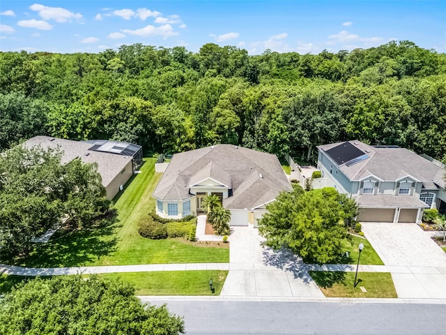 2026 Winding Oaks Dr, Orlando, FL 32825 - aerial view of property and surrounding area featuring a forest