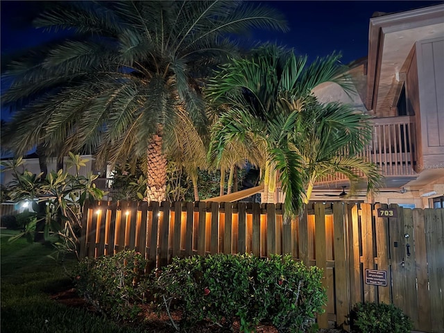 200 S Banana River Blvd Unit 703, Cocoa Beach, FL 32931 - view of yard at twilight
