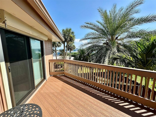 200 S Banana River Blvd Unit 703, Cocoa Beach, FL 32931 - view of wooden deck