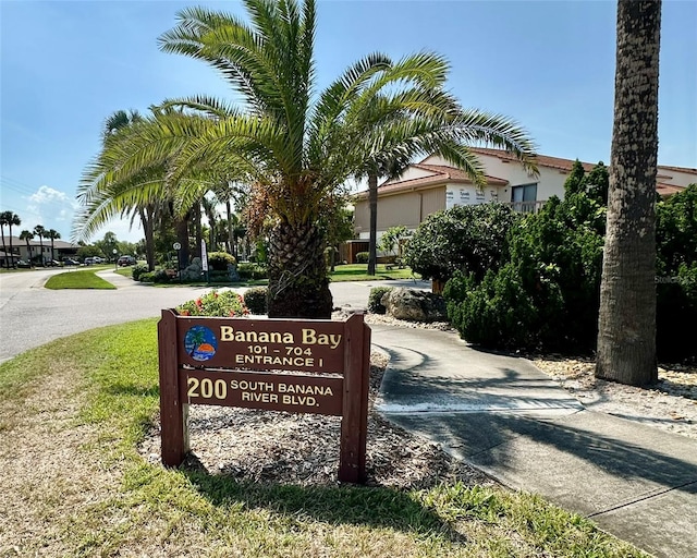 200 S Banana River Blvd Unit 703, Cocoa Beach, FL 32931 - view of community sign
