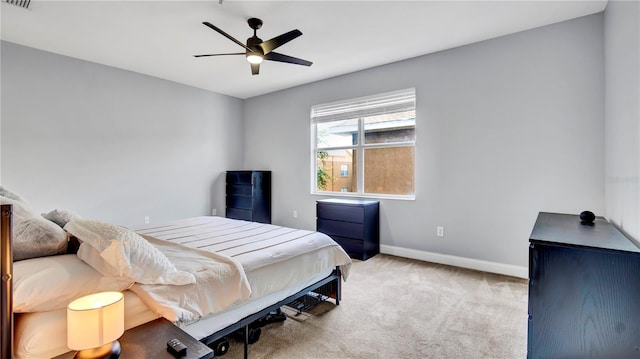 5016 W Lancaster St Unit 00, Tampa, FL 33616 - carpeted bedroom featuring baseboards and a ceiling fan