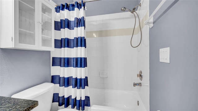 5016 W Lancaster St Unit 00, Tampa, FL 33616 - full bathroom with toilet and shower / bath combo with shower curtain