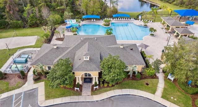 1716 Wild Indigo Ter, Oviedo, FL 32766 - community pool featuring a water slide