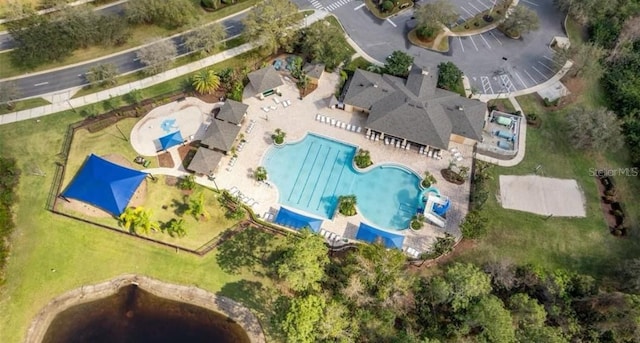 1716 Wild Indigo Ter, Oviedo, FL 32766 - aerial overview of property's location with a pool