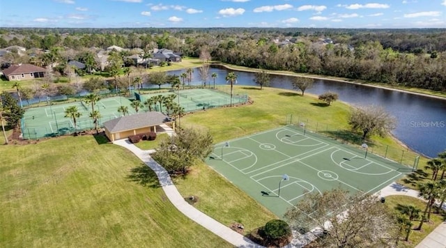1716 Wild Indigo Ter, Oviedo, FL 32766 - aerial view of property and surrounding area featuring a nearby body of water