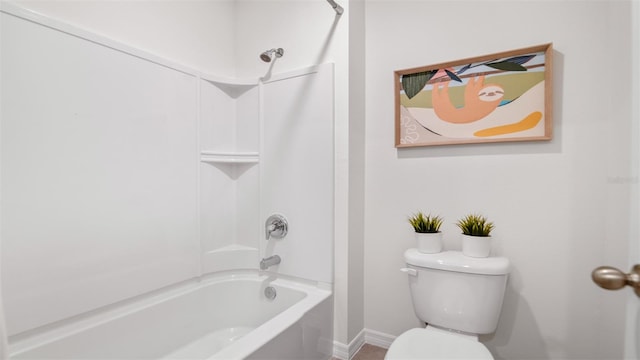 1495 Fountain View St, Ormond Beach, FL 32174 - full bath featuring shower / washtub combination, baseboards, and toilet