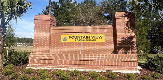 1495 Fountain View St, Ormond Beach, FL 32174 - view of community sign