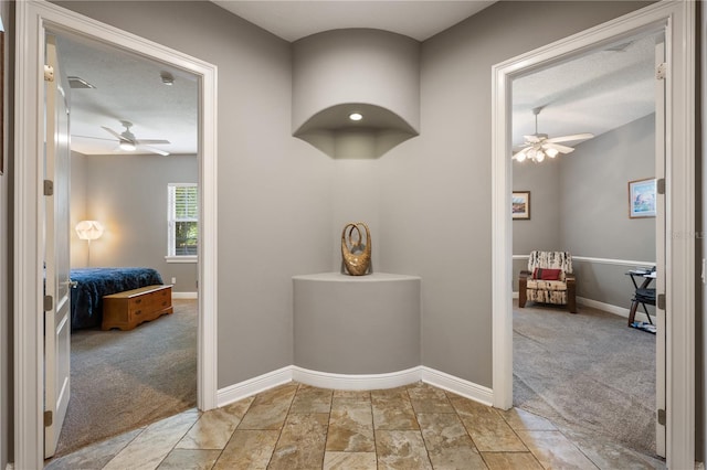 8475 Eagles Loop Cir, Windermere, FL 34786 - corridor featuring carpet floors and baseboards