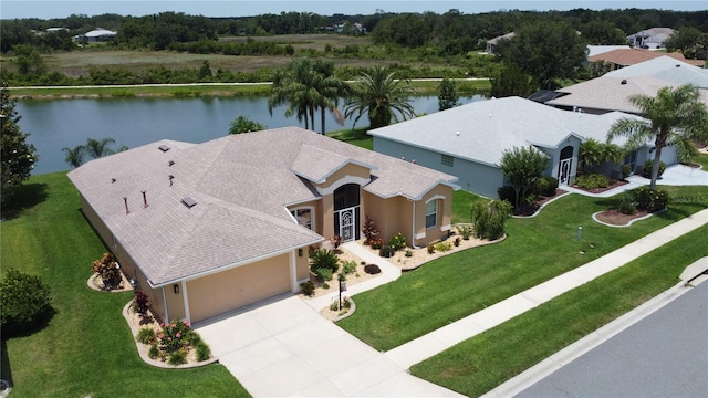 27143 Nostalgia Dr, Leesburg, FL 34748 - view from above of property featuring a large body of water