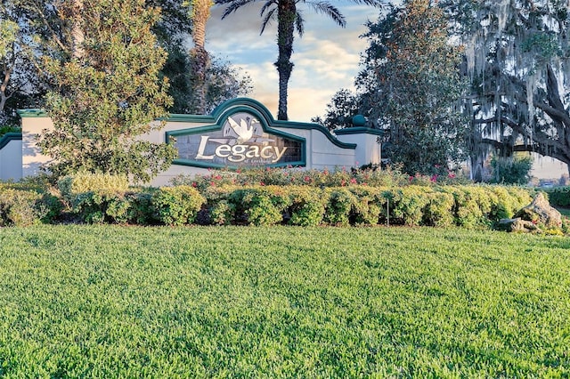 27143 Nostalgia Dr, Leesburg, FL 34748 - community sign featuring a yard
