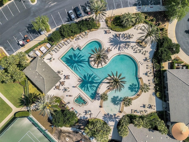27143 Nostalgia Dr, Leesburg, FL 34748 - drone / aerial view of a pool area