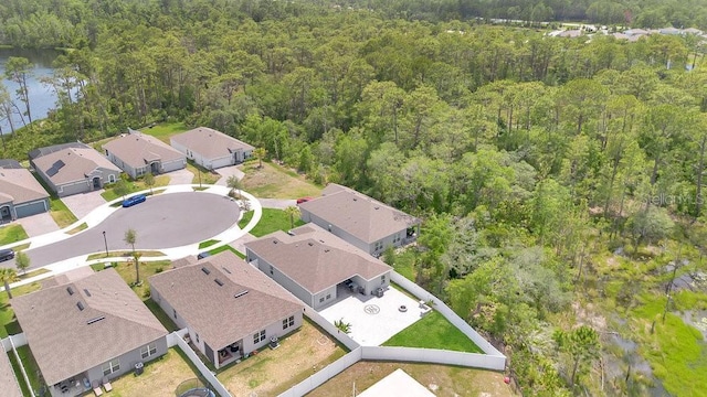6013 Mount Zion Cir, Deland, FL 32724 - aerial overview of property's location with a heavily wooded area and nearby suburban area