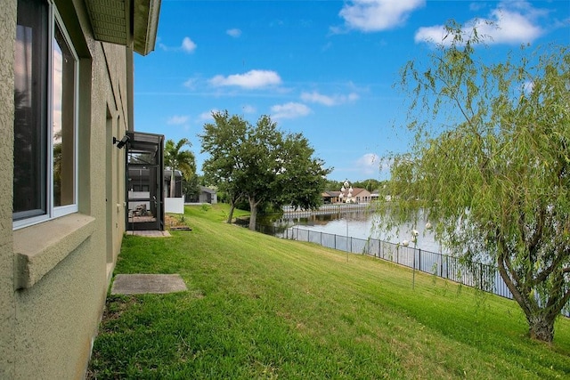529 Quail Down Dr, Debary, FL 32713 - view of yard with a water view