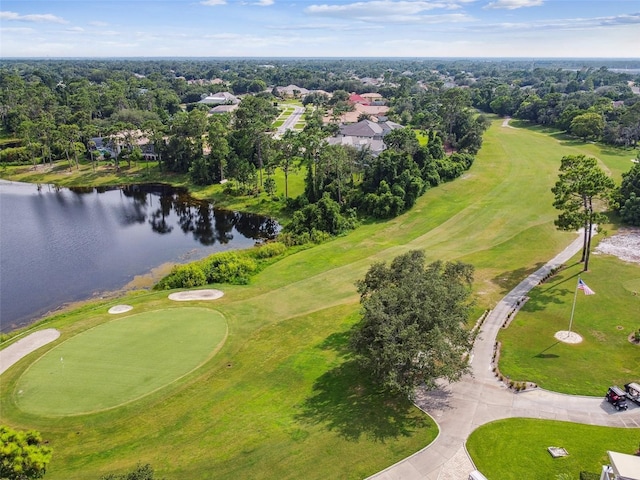 529 Quail Down Dr, Debary, FL 32713 - aerial view of residential area with a golf club, a nearby body of water, and a tree filled landscape