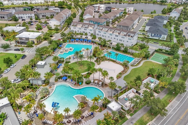 8518 Nemours Pkwy, Orlando, FL 32827 - view of property location with a pool and a nearby body of water
