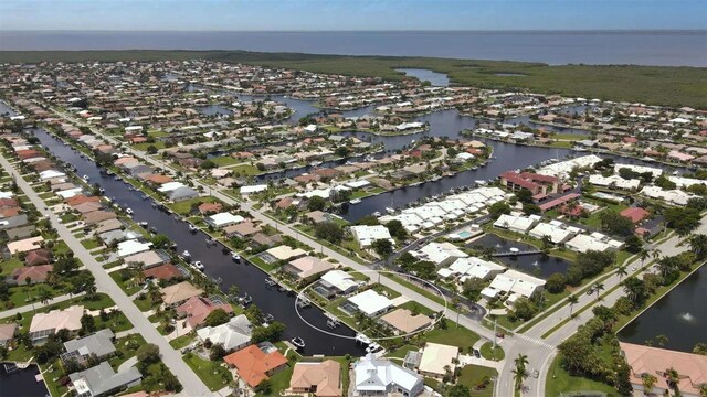260 Coronado Dr, Punta Gorda, FL 33950 - aerial view of property and surrounding area featuring nearby suburban area and a large body of water
