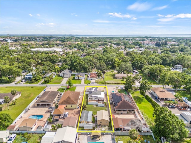 10227 Parsons St, Tampa, FL 33615 - aerial view of residential area featuring property boundaries highlighted