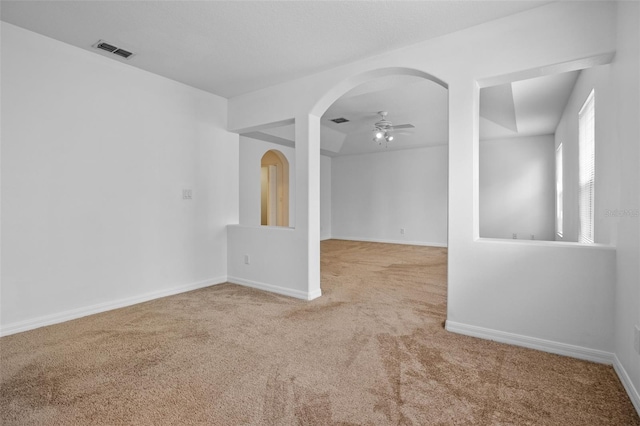 12824 Cloverdale Ln, Clermont, FL 34711 - carpeted spare room with a ceiling fan and baseboards