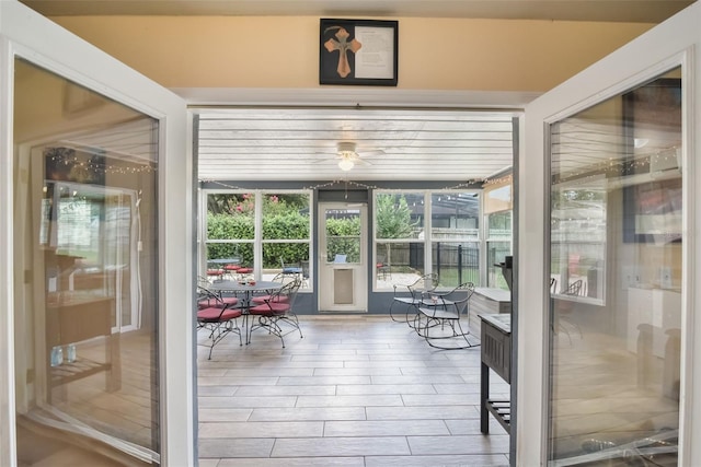 704 Tangerine Ct, Winter Garden, FL 34787 - sunroom / solarium featuring wood finished floors