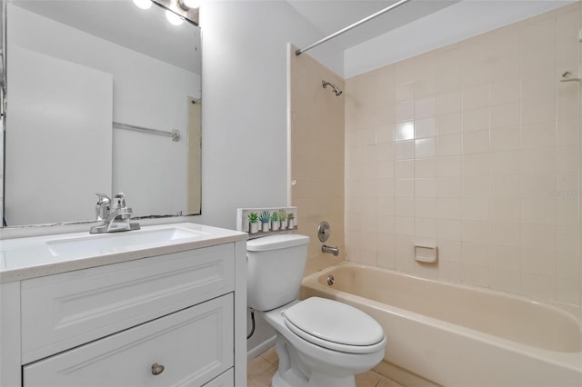 2750 King Oak Cir, Saint Cloud, FL 34769 - bathroom with vanity, shower / washtub combination, and tile patterned flooring